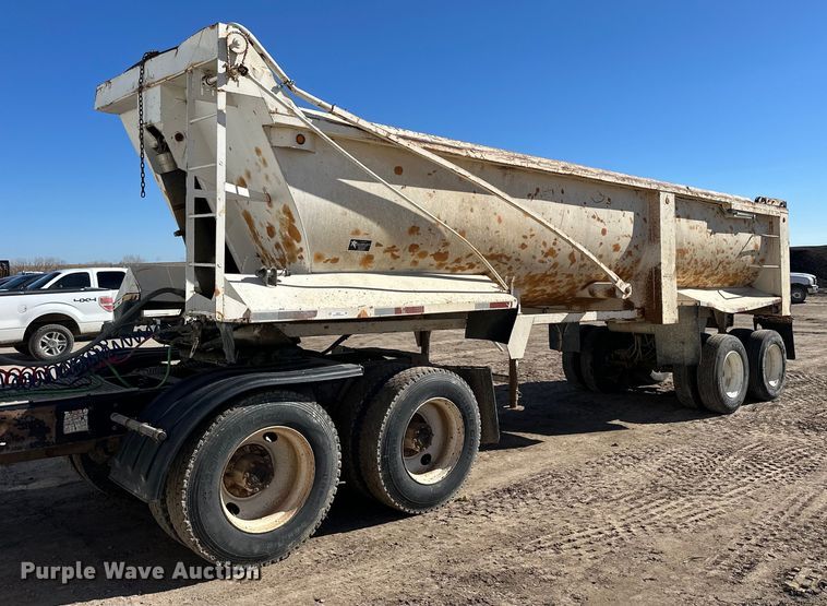 image for item NJ9301 1988 West end dump trailer
