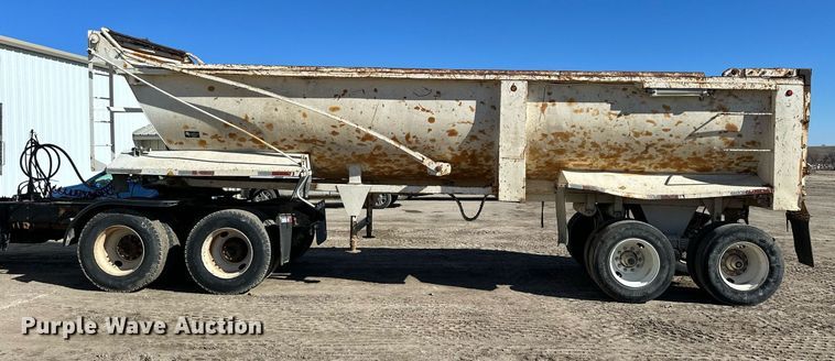 image for item NJ9301 1988 West end dump trailer