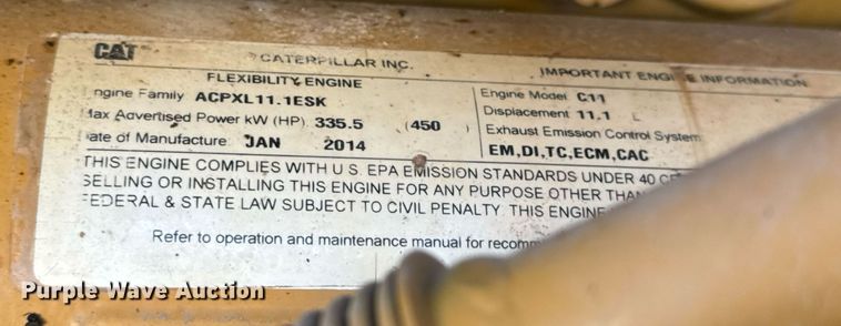 image for item NM9286 2014 Caterpillar 14M motor grader
