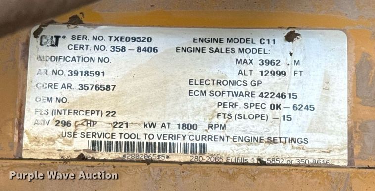 image for item NM9286 2014 Caterpillar 14M motor grader