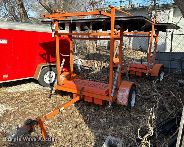 image for item NN9491 (2) Trafcon TC1-25S arrow board trailers