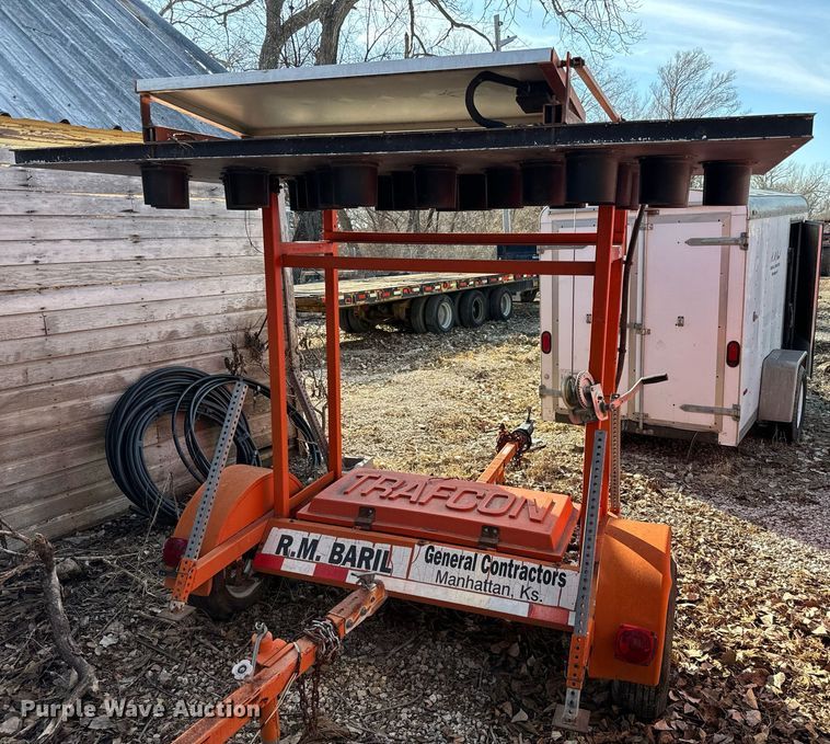 image for item NN9491 (2) Trafcon TC1-25S arrow board trailers