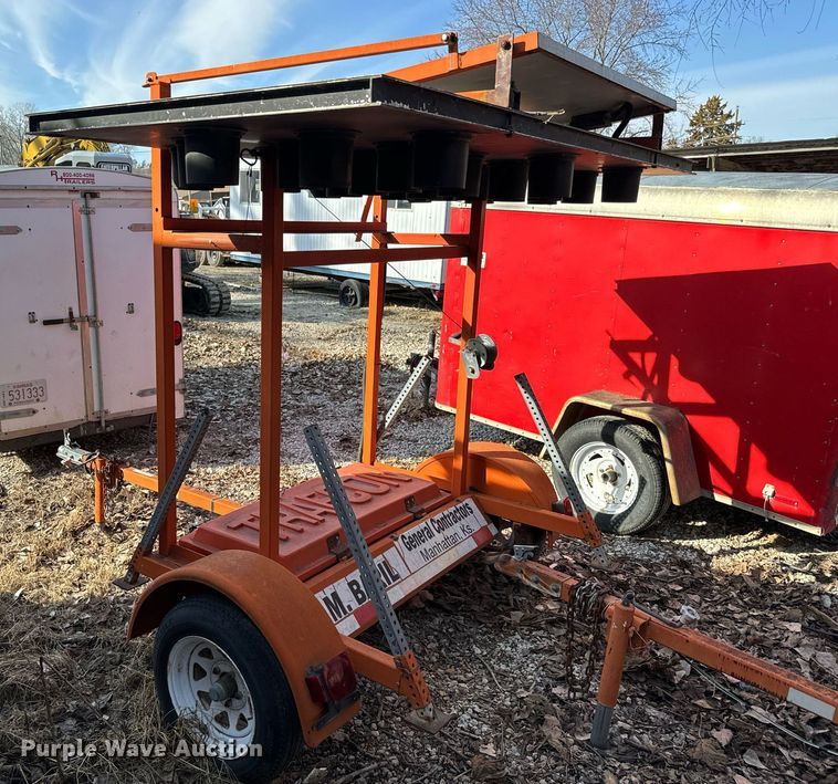 image for item NN9491 (2) Trafcon TC1-25S arrow board trailers