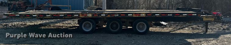 image for item NN9492 1995 Mustang tilt deck equipment trailer
