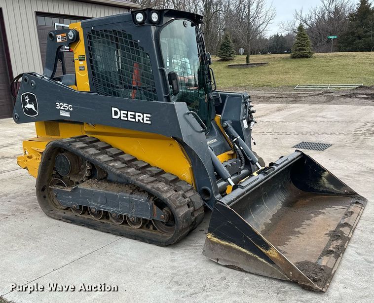 image for item NU9302 2021 John Deere 325G tracked skid steer loader