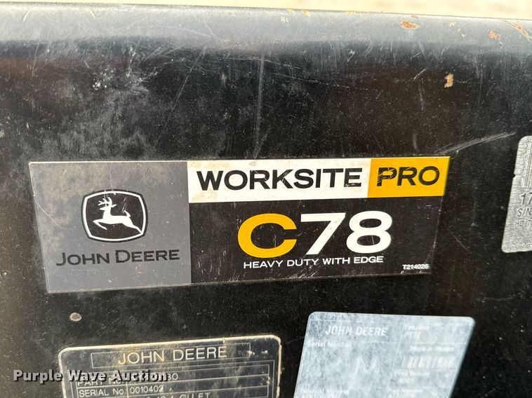 image for item NU9302 2021 John Deere 325G tracked skid steer loader