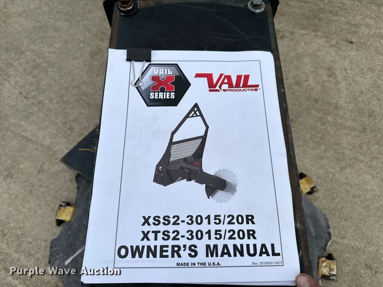 image for item NU9303 Vail XTS23020-R-GS skid steer tree saw