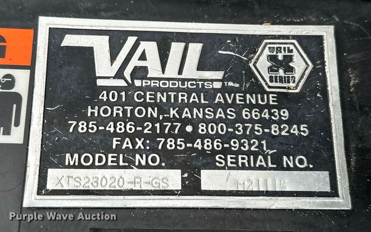 image for item NU9303 Vail XTS23020-R-GS skid steer tree saw