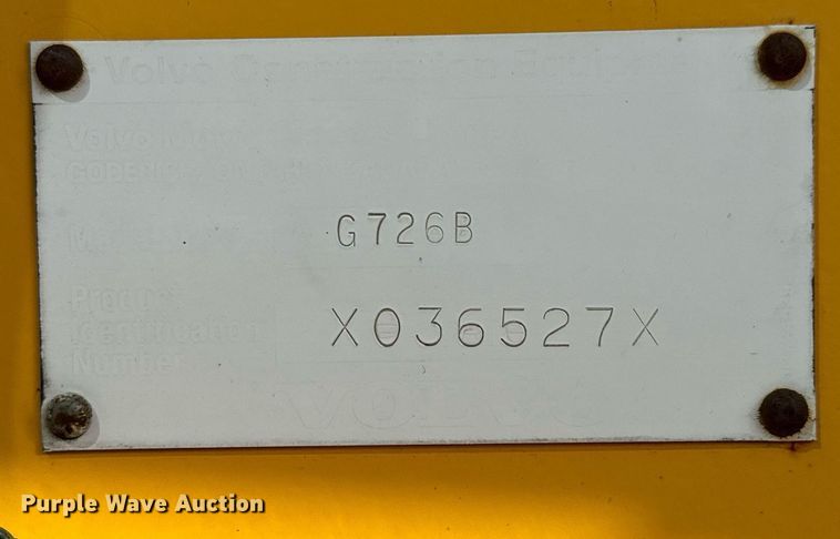 image for item NU9332 2004 Volvo  G726B motor grader