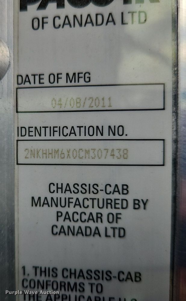 image for item NZ9153 2012 Kenworth  T270 dump truck