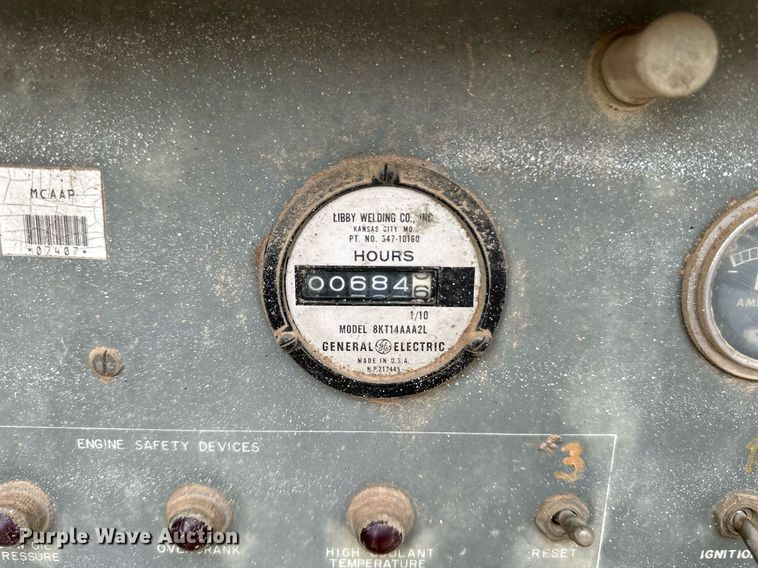 image for item OA9559 1969 Libby Welding Co. LGN-100 generator