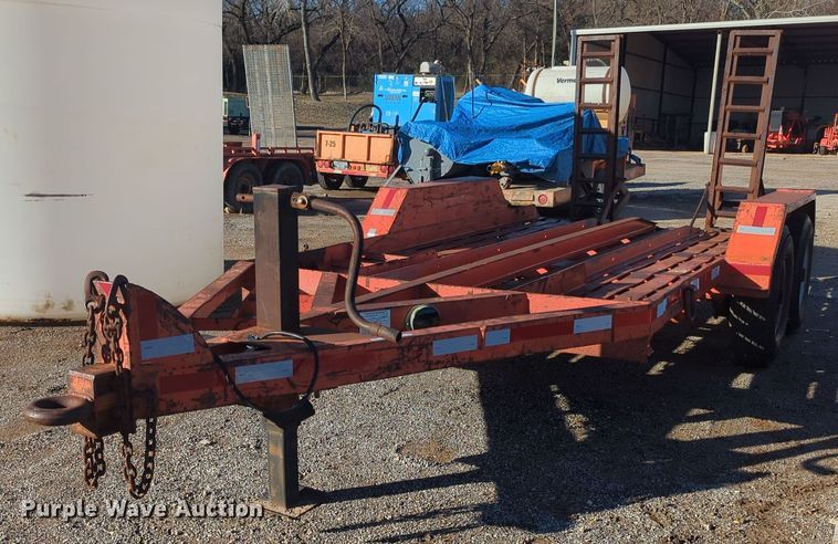 image for item OD9250 Shop built equipment trailer