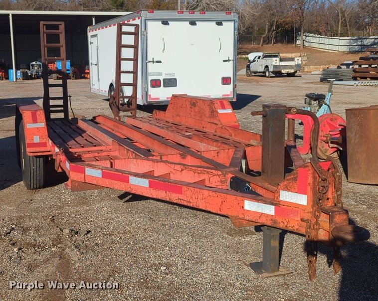 image for item OD9250 Shop built equipment trailer