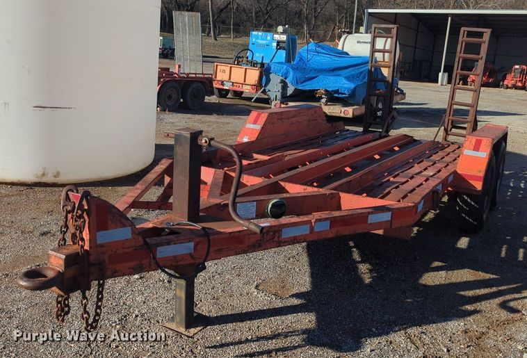 image for item OD9250 Shop built equipment trailer