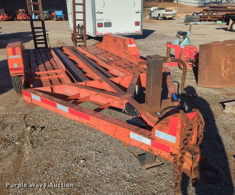 image for item OD9250 Shop built equipment trailer