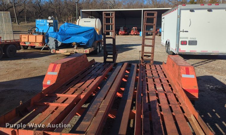 image for item OD9250 Shop built equipment trailer