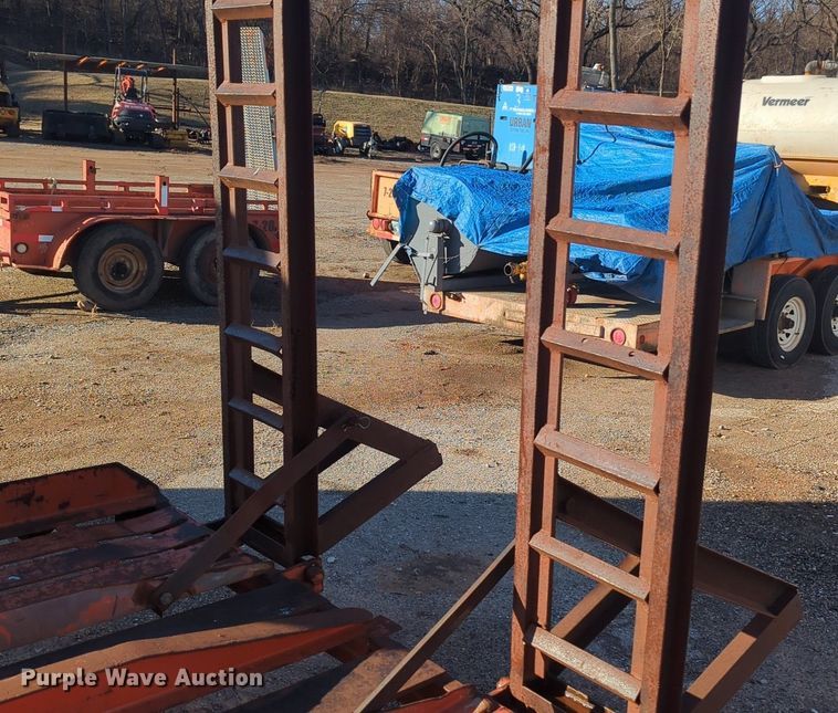 image for item OD9250 Shop built equipment trailer