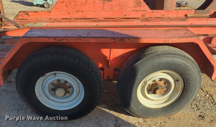 image for item OD9250 Shop built equipment trailer