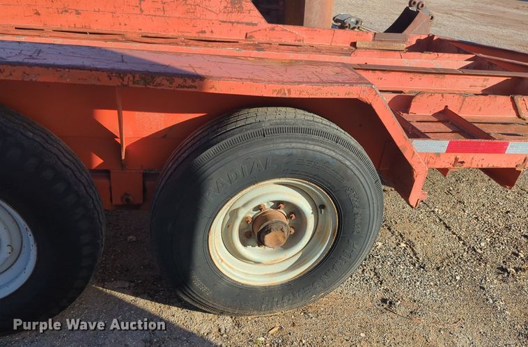 image for item OD9250 Shop built equipment trailer