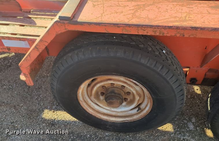 image for item OD9250 Shop built equipment trailer