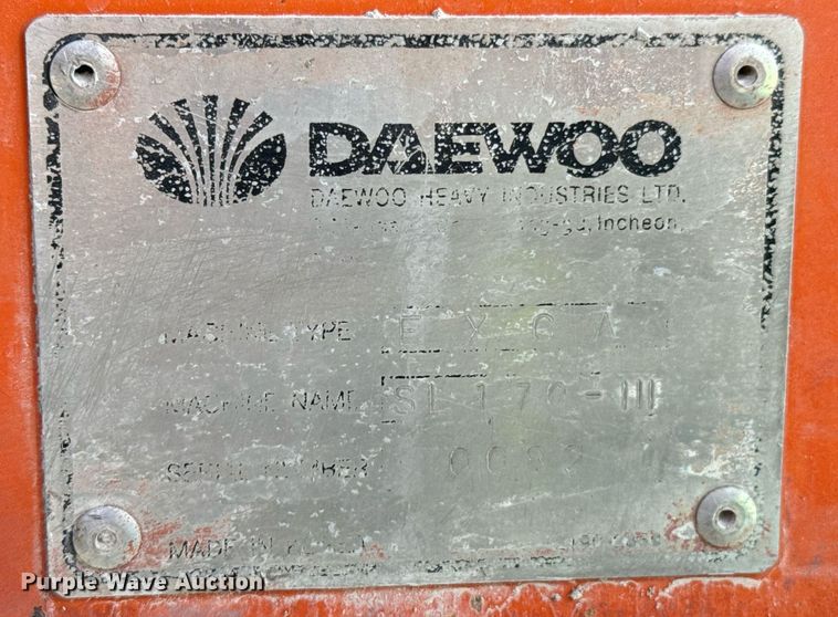 image for item OJ9436 1997 Daewoo Solar 170III excavator