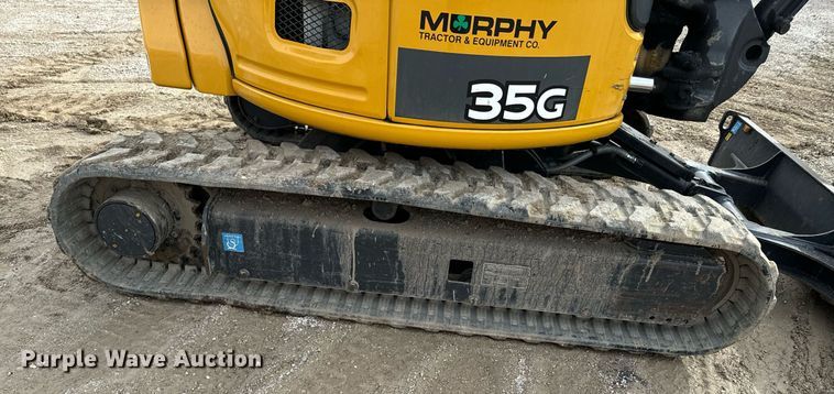 image for item OJ9461 2020 John Deere 35G mini excavator