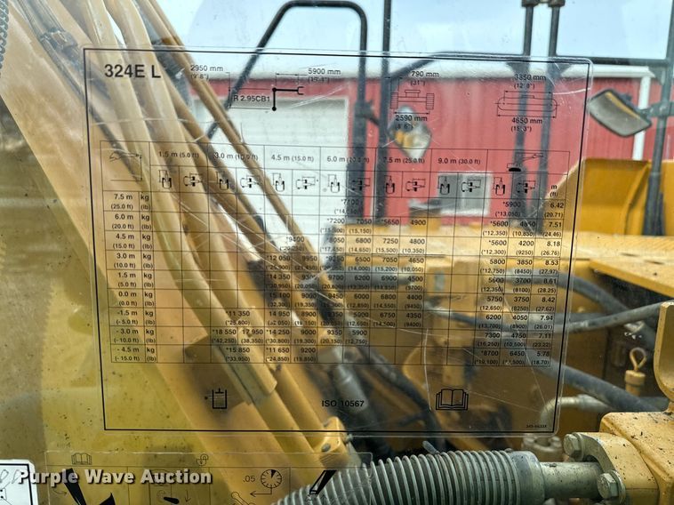 image for item OJ9462 2013 Caterpillar 324EL excavator