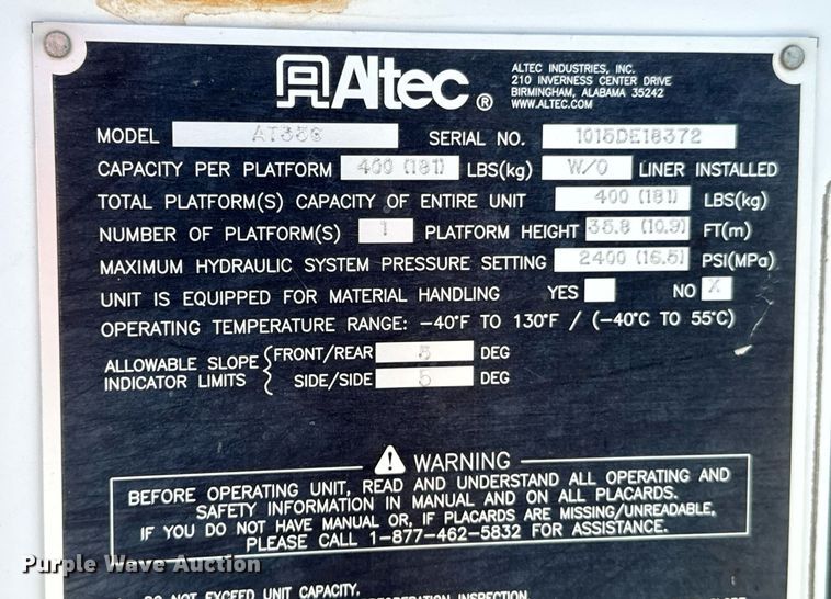 image for item OJ9485 2016 Ford   F550 Super Duty   bucket truck