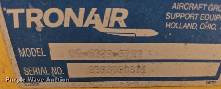 image for item OJ9733 Tronair 04-5039-5111 aircraft maintenance platform