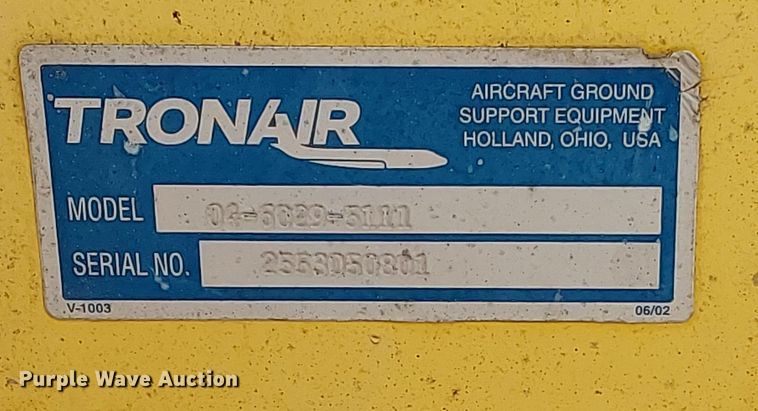image for item OJ9733 Tronair 04-5039-5111 aircraft maintenance platform