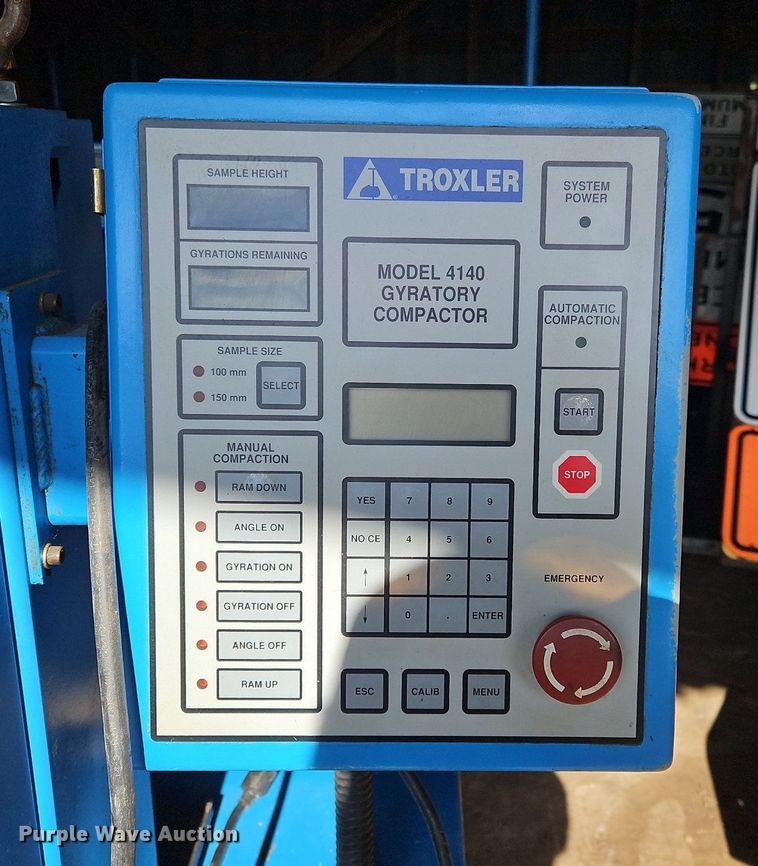image for item OJ9739 Troxler  4140 gyratory compactor