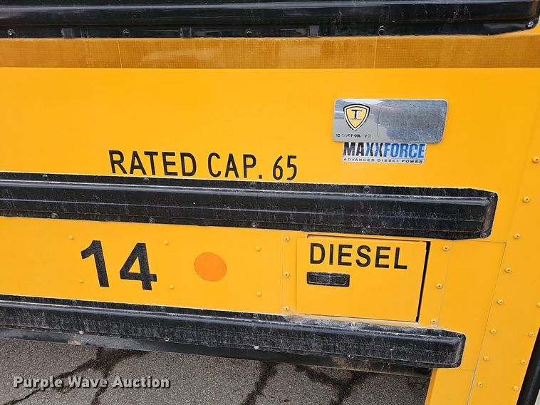 image for item DK0547 2014 IC Corporation PB10500 school bus