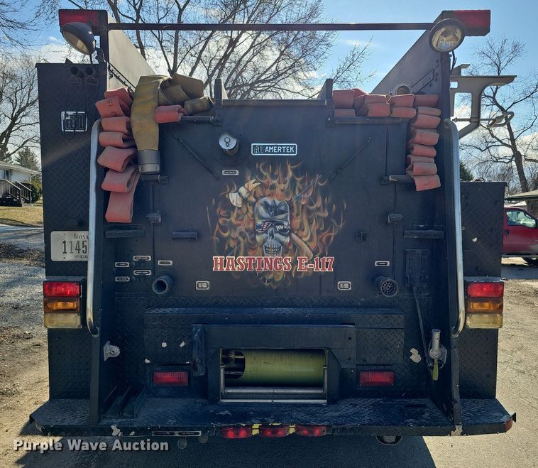 image for item DK0551 1989 Amertek M2500L fire truck