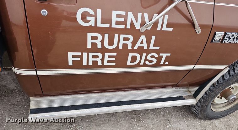 image for item DK0567 1984 Dodge W-350 brush fire truck