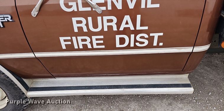 image for item DK0567 1984 Dodge W-350 brush fire truck