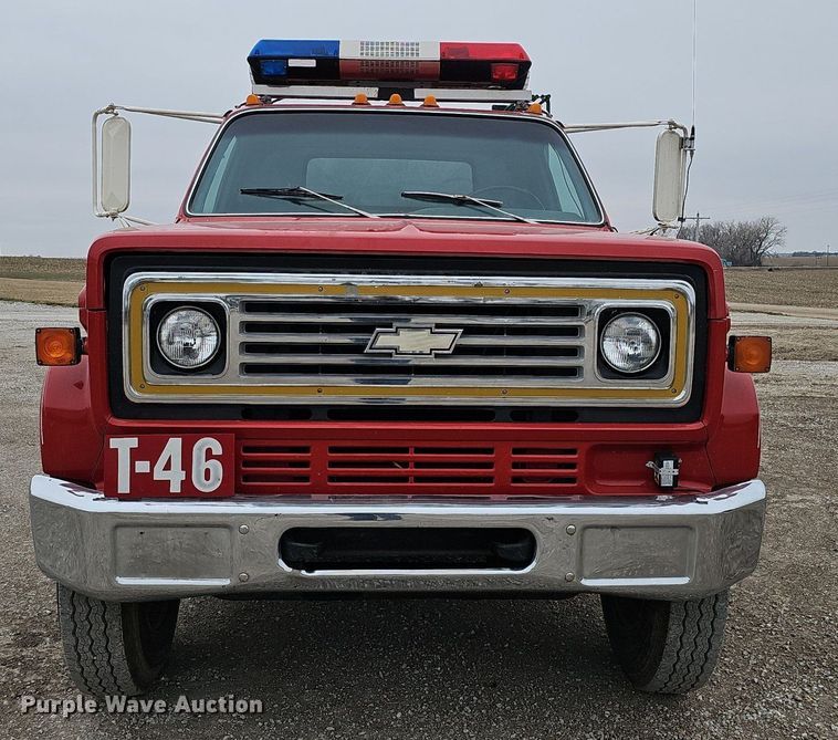 image for item DK0568 1980 Chevrolet 70 fire truck