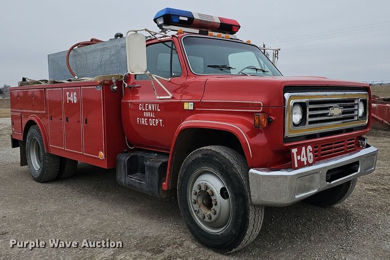 image for item DK0568 1980 Chevrolet 70 fire truck