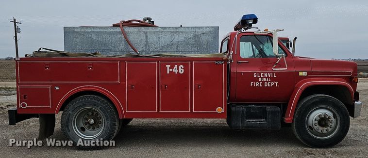 image for item DK0568 1980 Chevrolet 70 fire truck