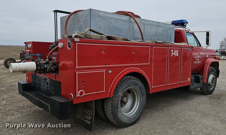 image for item DK0568 1980 Chevrolet 70 fire truck