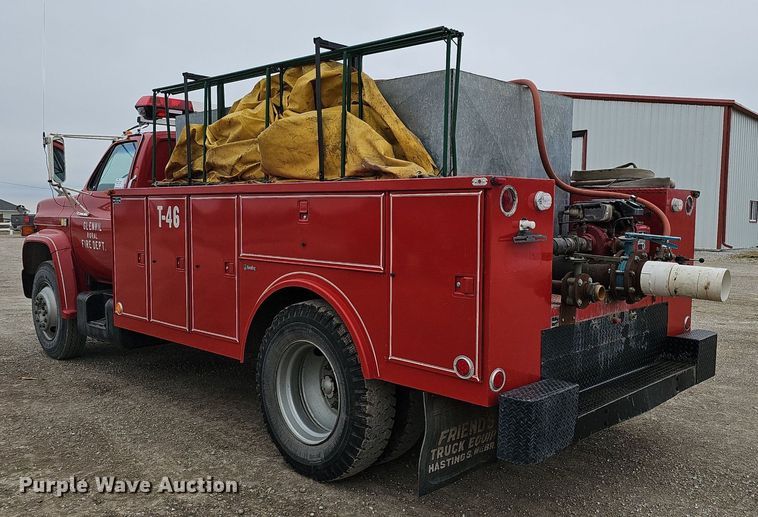 image for item DK0568 1980 Chevrolet 70 fire truck