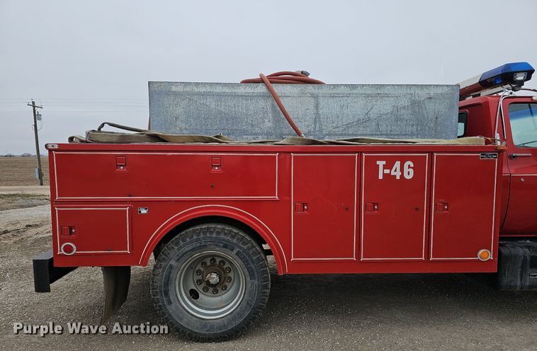 image for item DK0568 1980 Chevrolet 70 fire truck