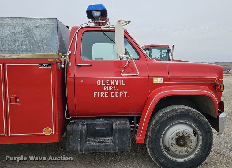 image for item DK0568 1980 Chevrolet 70 fire truck