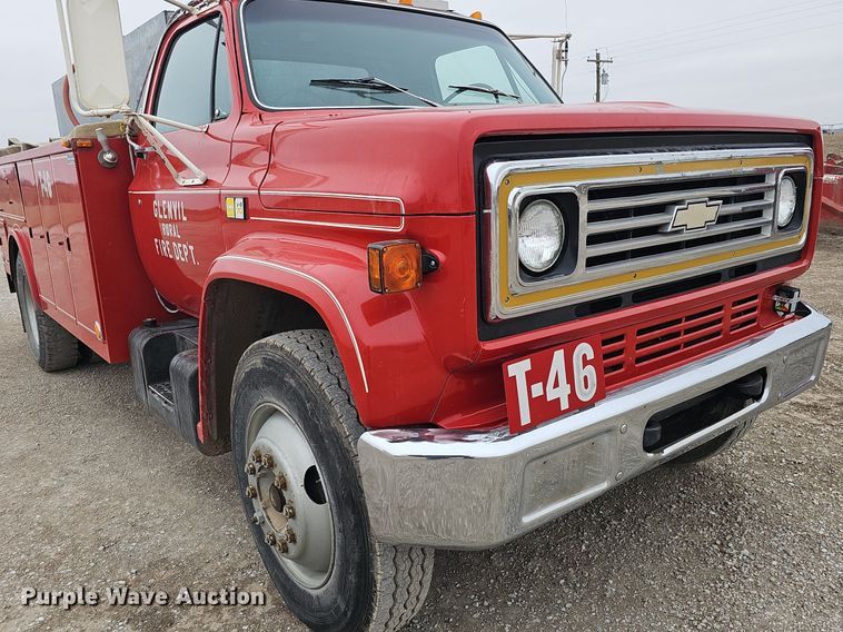 image for item DK0568 1980 Chevrolet 70 fire truck