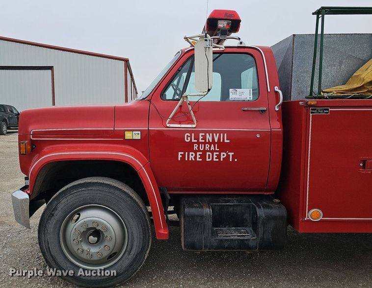 image for item DK0568 1980 Chevrolet 70 fire truck