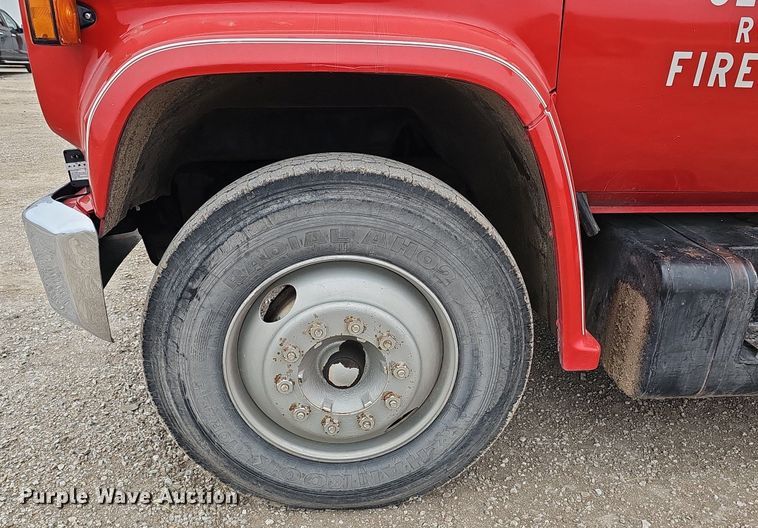 image for item DK0568 1980 Chevrolet 70 fire truck