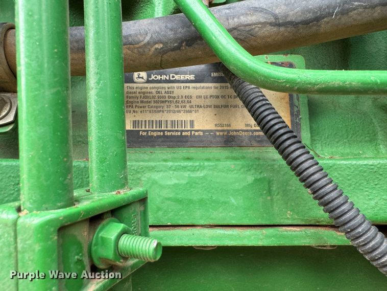 image for item DK6775 2015 John Deere 5075E MFWD tractor