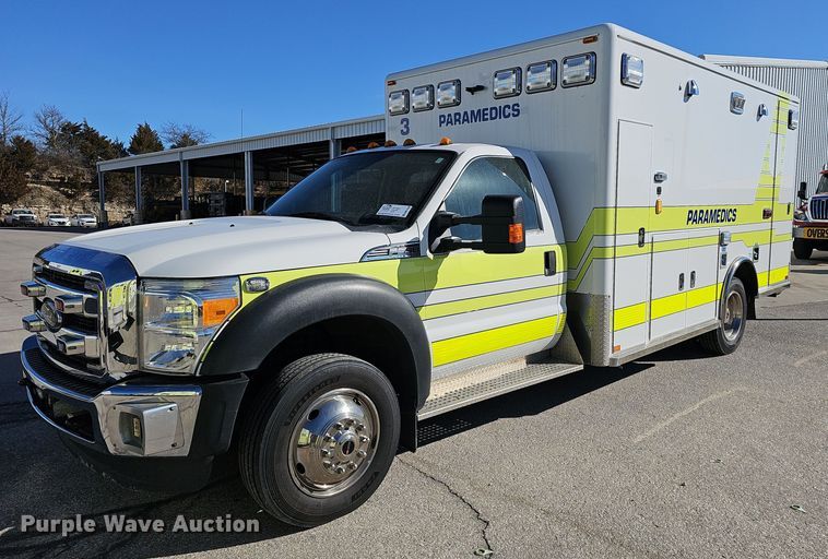 image for item DM1538 2014 Ford F550 Super Duty XLT ambulance