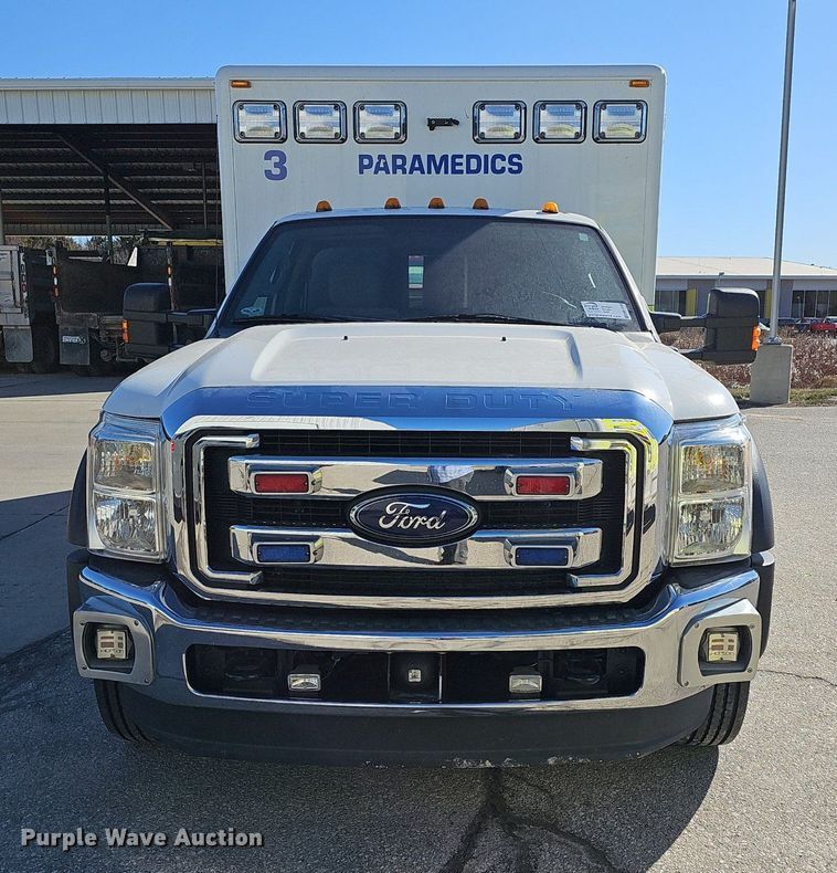 image for item DM1538 2014 Ford F550 Super Duty XLT ambulance