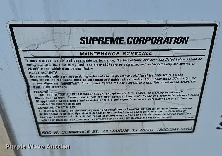 image for item DM1542 2012 Ford E350 Super Duty box truck