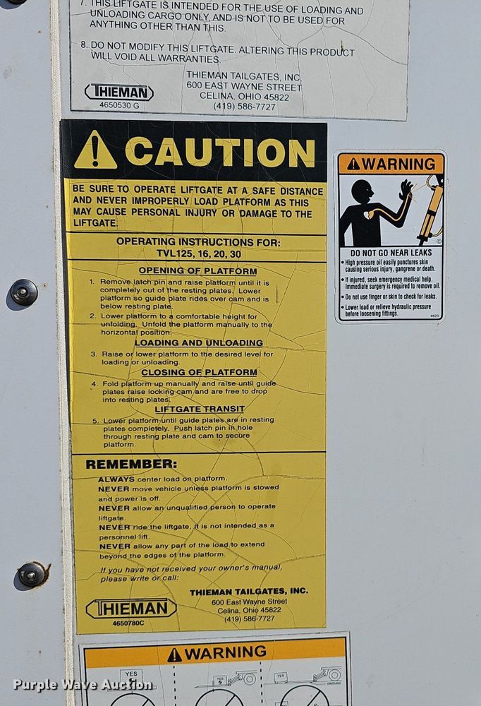 image for item DM1542 2012 Ford E350 Super Duty box truck